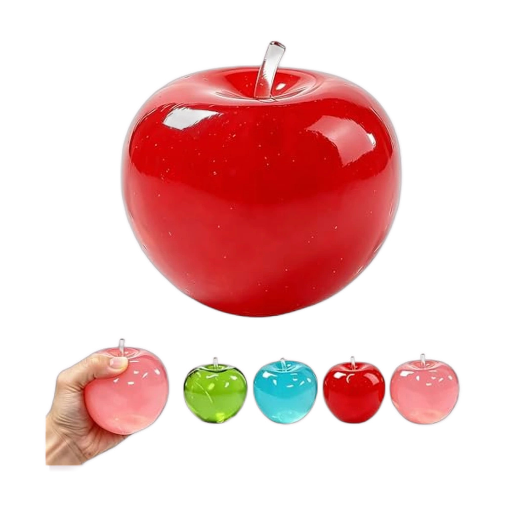 Sensory Apple Squishy, Calming Jumbo Squeeze Toy