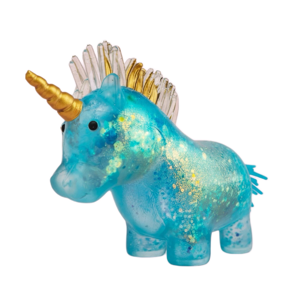 Sensory Unicorn Squishy Rainbow Bead Squeeze Fidget Toy