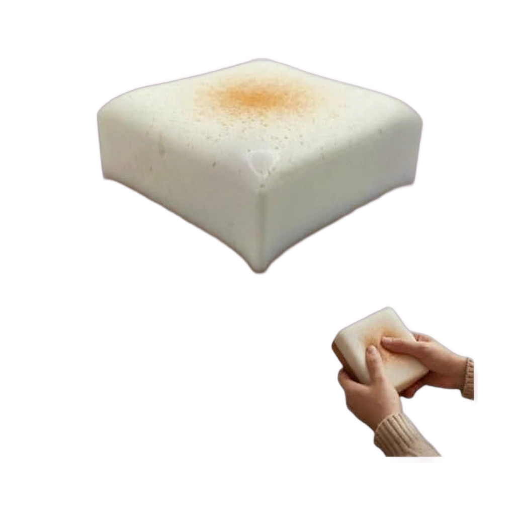 Slow Rising Bread Squishy Two Tone Toast Block Toy