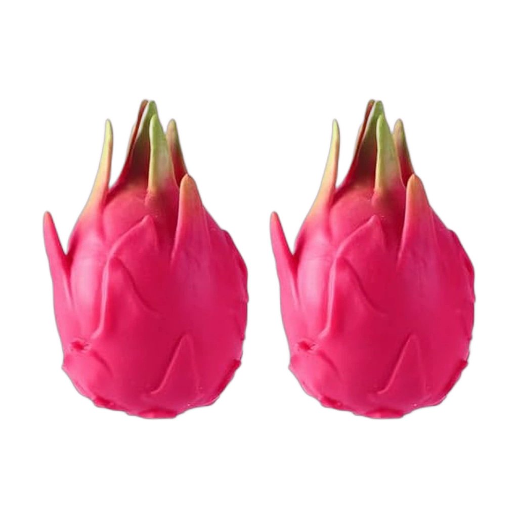 Slow Rising Dragon Fruit Squishy Soft Fruit Squeeze Duo