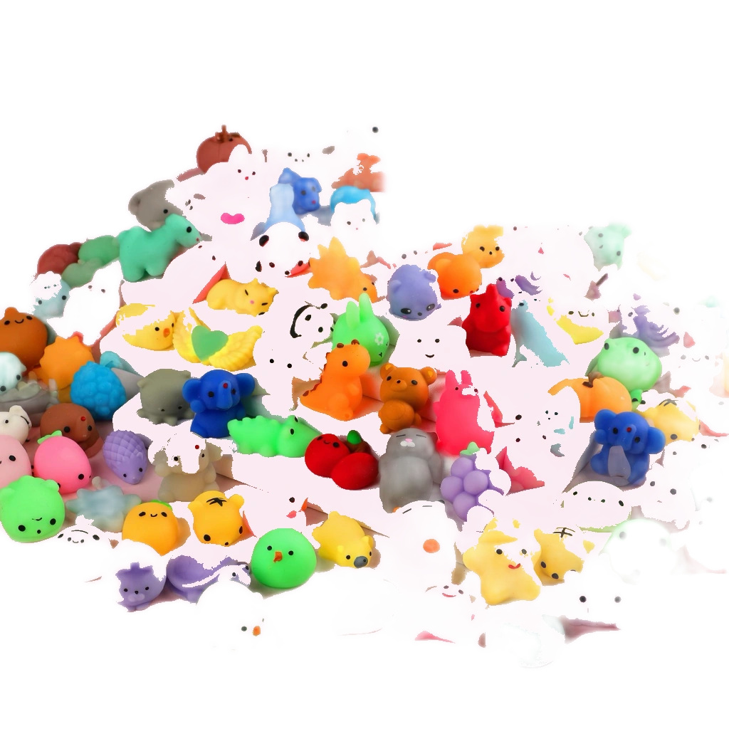 Slow Rising Egg Squishy Bundle, 80 Mini Mochi Squishies