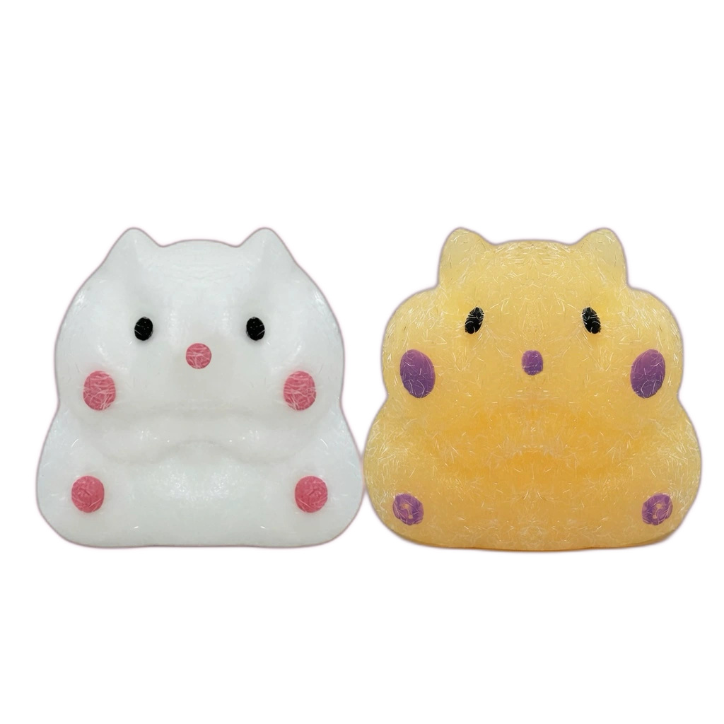 Slow Rising Hamster Squishy 2 Pack Jelly Squeeze Toys