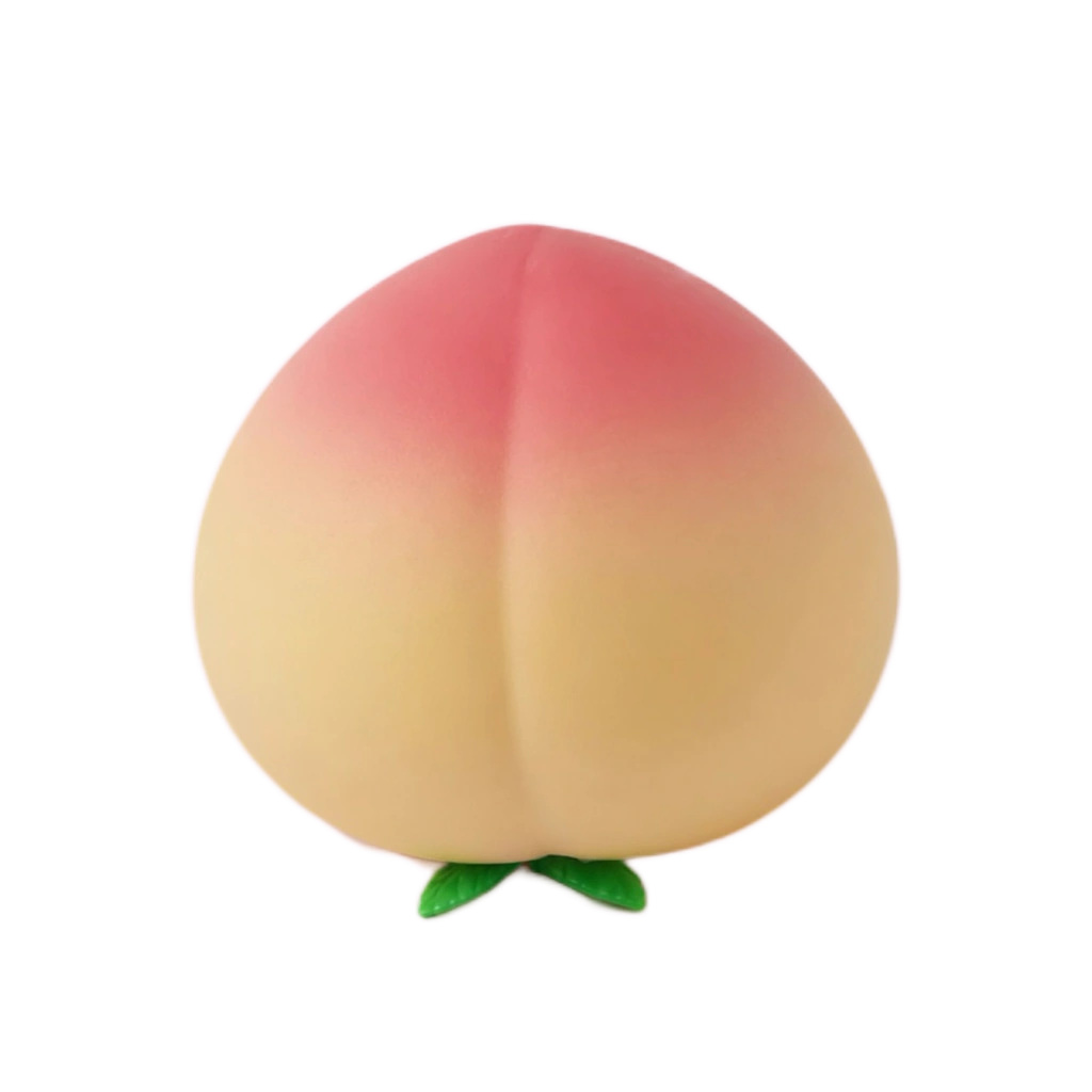 Slow Rising Peach Squishy Soft Squeeze Fruit Stress Toy