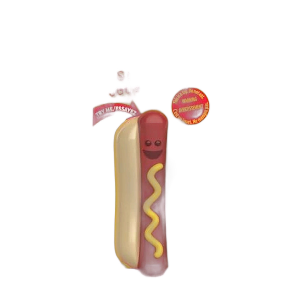 Soft Hot Dog Squishy, Pillowy Palm-Size Fidget Toy