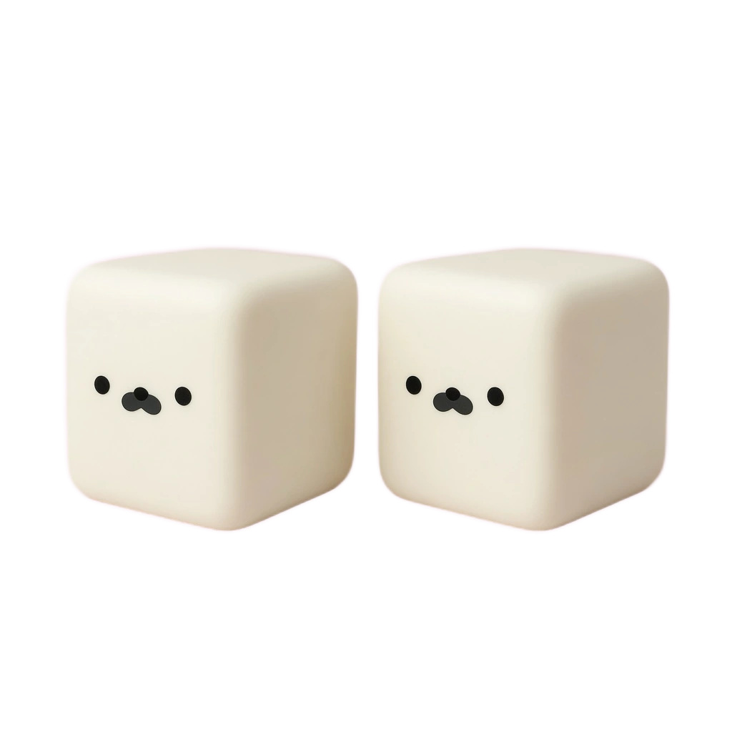 Soft Marshmallow Squishy Slow Rising Tofu Stress Ball Duo