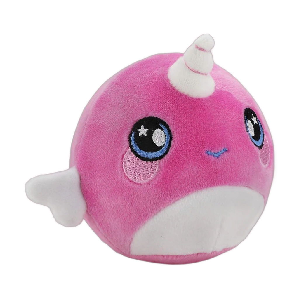 Soft Narwhal Squishy Plush Squeeze Stress Toy for Kids