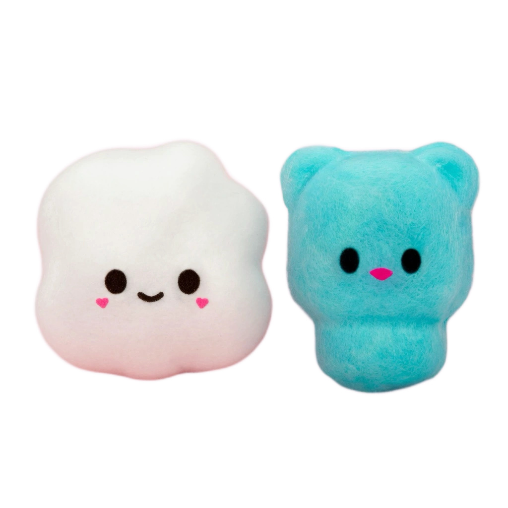 Soft Popcorn Squishy & Gummy Bear Minis Squeeze Sensory Toy