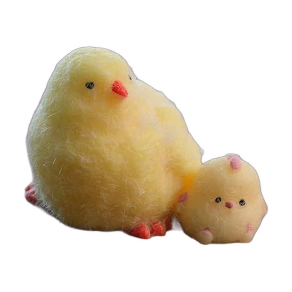 Soft Silicone Chick Squishy, Ultra-Squishy Stress Relief Toy