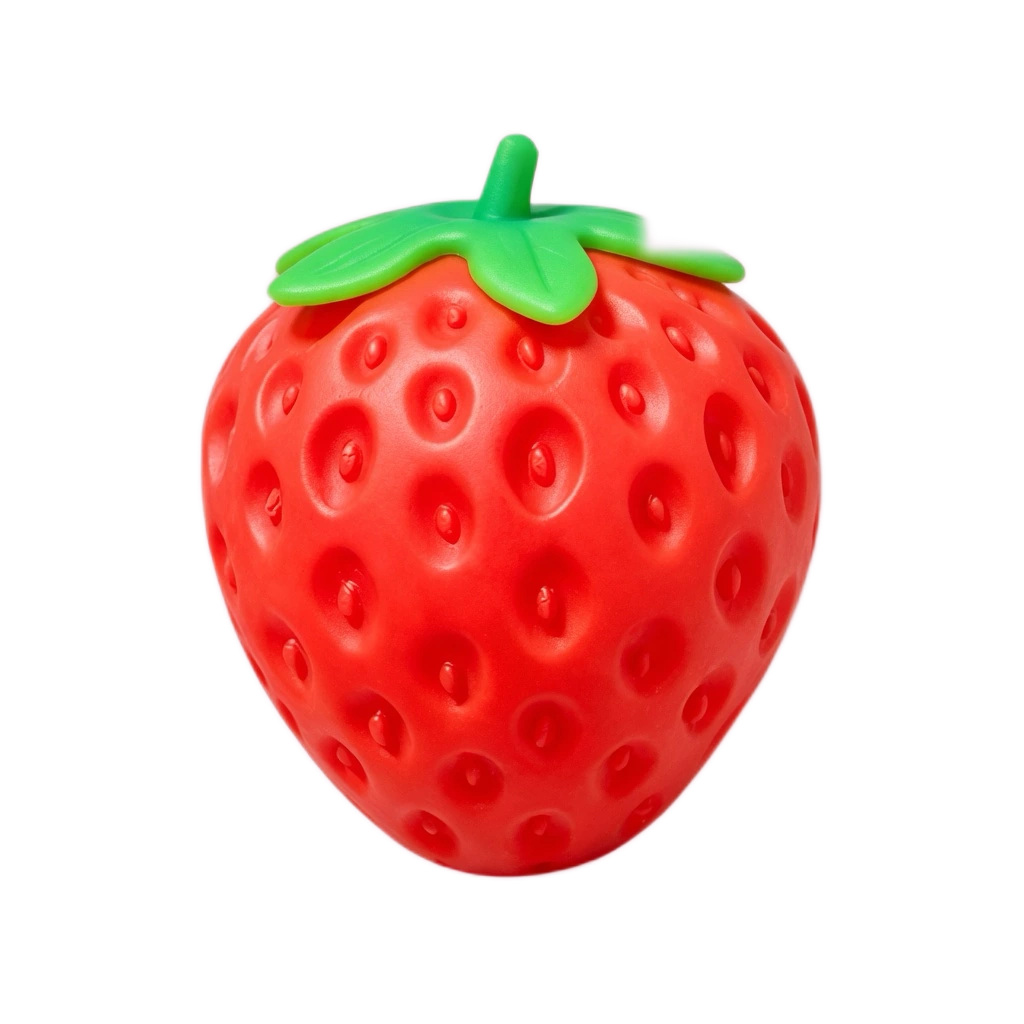 Strawberry Squeeze Ball, One-Hand Slow-Rise Fidget Berry