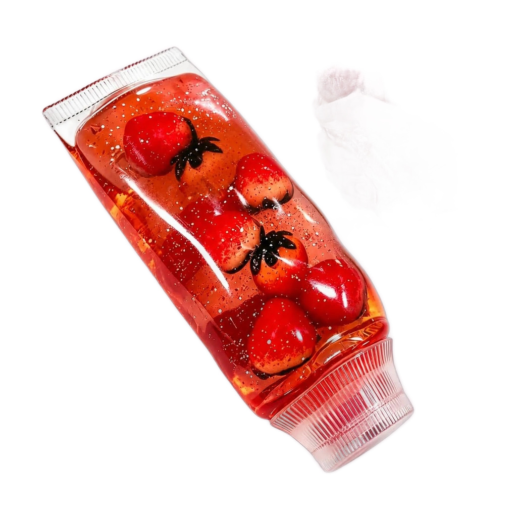 Strawberry Toothpaste Squishy, Fruity Squeeze Fidget