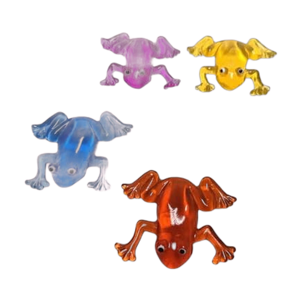 Stretchy Frog Squishy 5 Pack Mochi Sensory Fidget