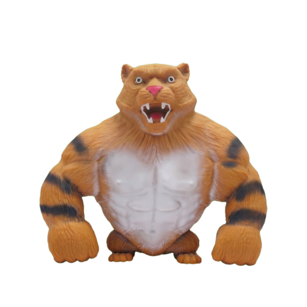 Stretchy Tiger Squishy Squeeze Toy for Stress Relief
