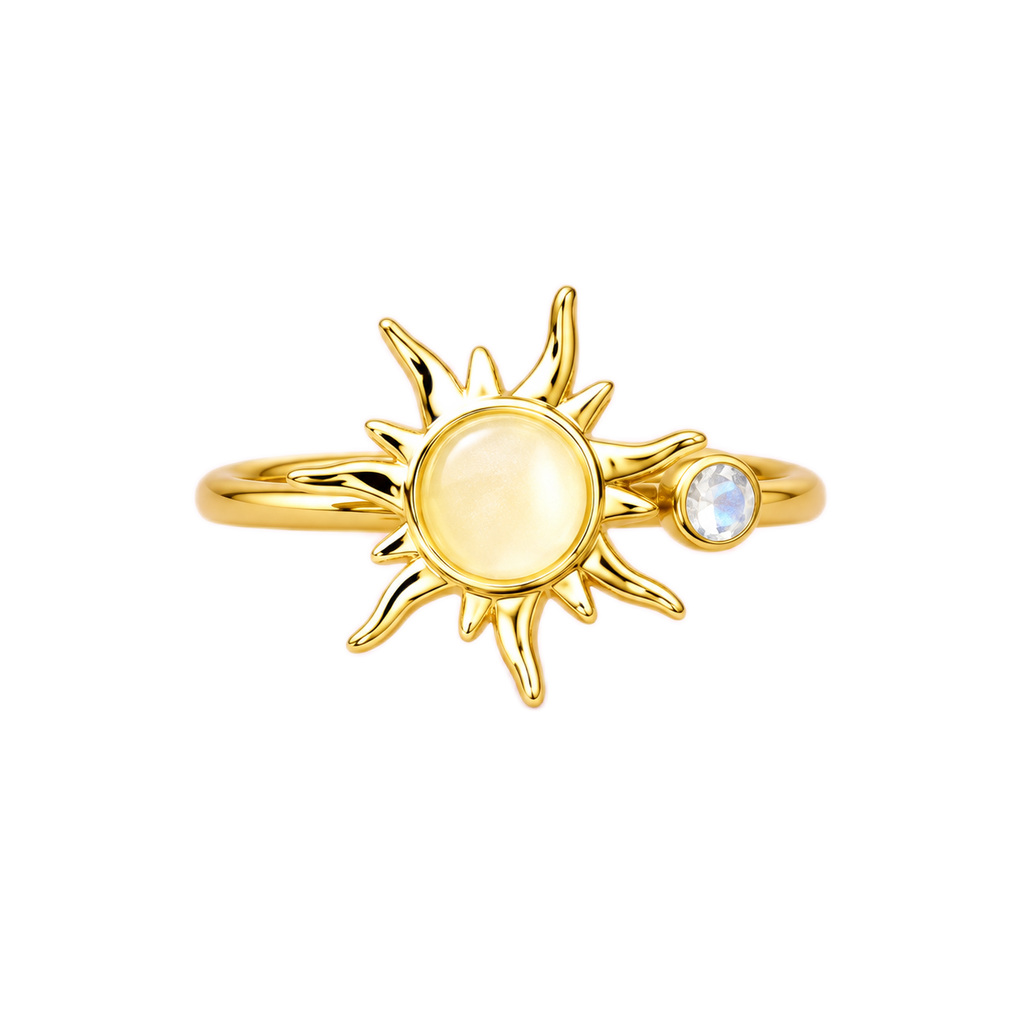 Sunburst Spinner Ring