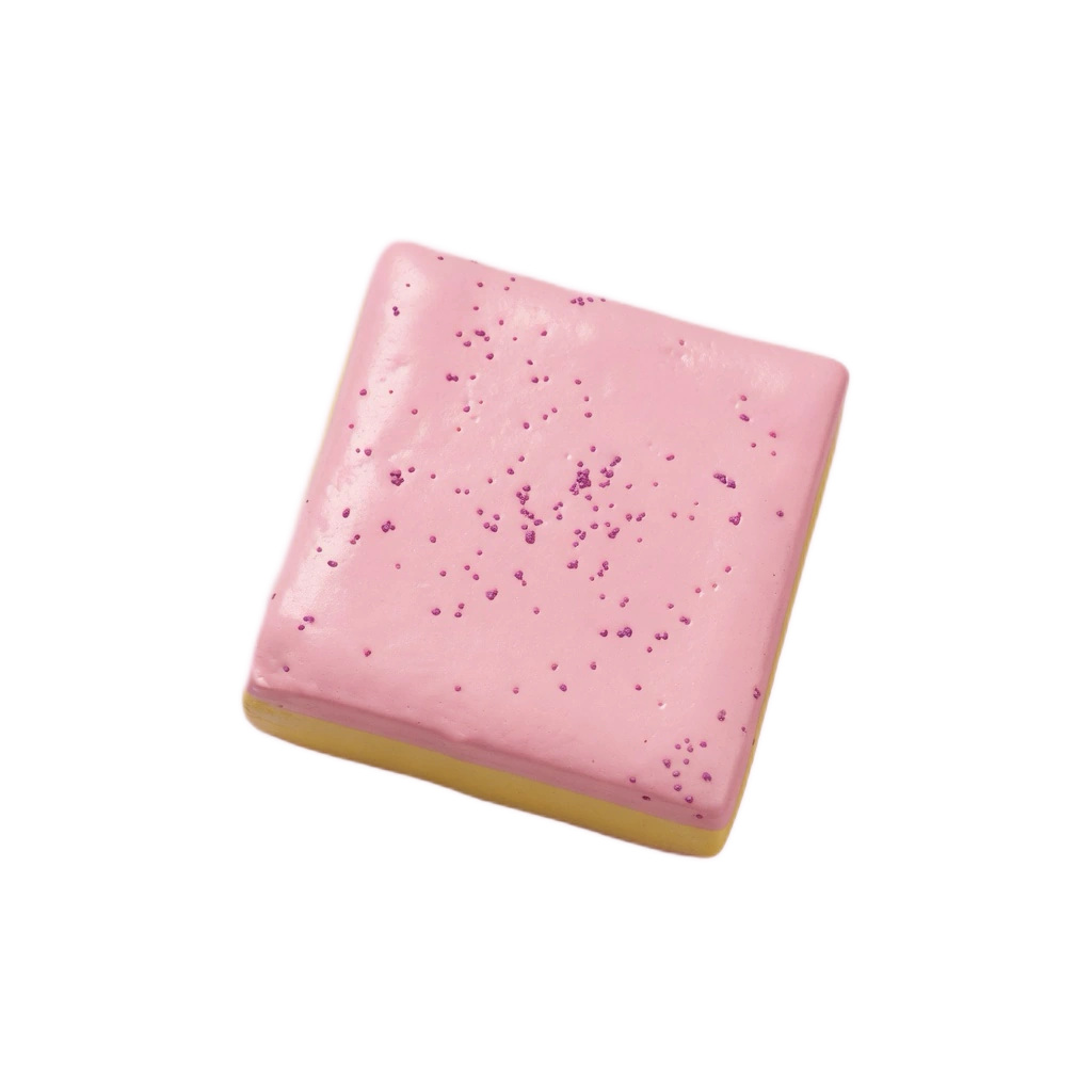 Taro Cake Squishy Soft PU Foam Slow Rising Fidget Toy