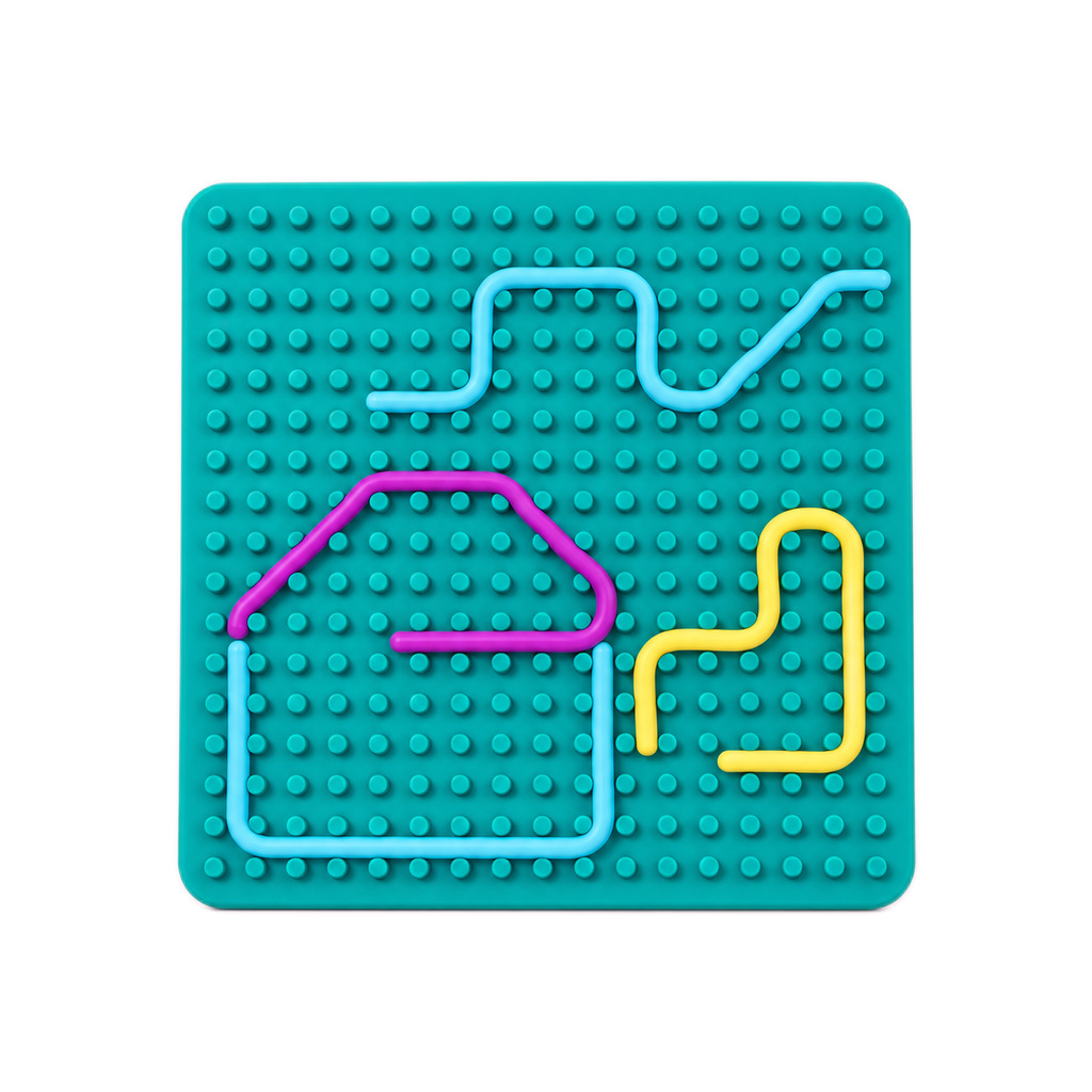 Teal Sensory Activity Board