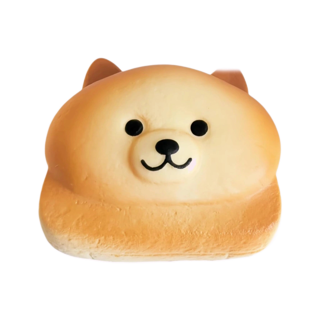 Toast Bear Squishy Soft Bread Loaf Slow Rising Squeeze Toy