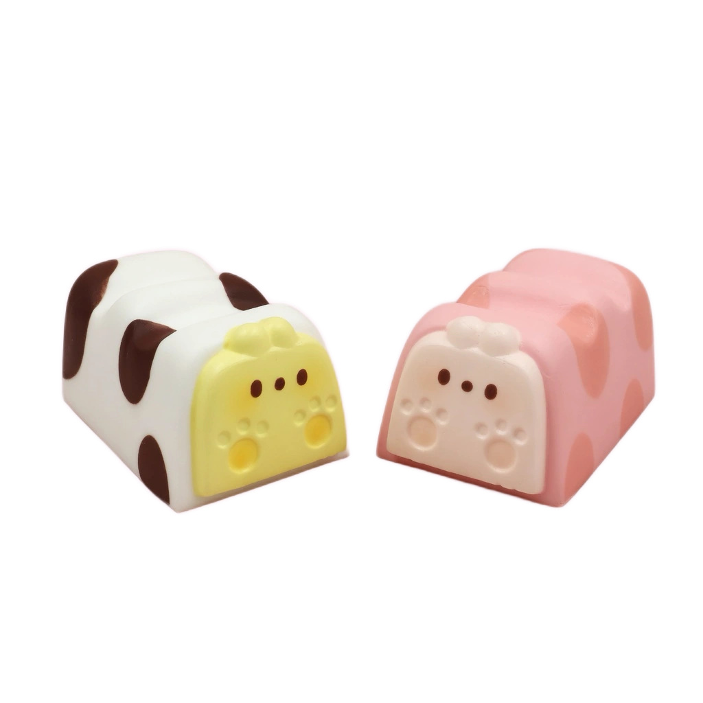 Toast Bunny Squishy 2 Pack Slow Rising Soft Squeeze Toy