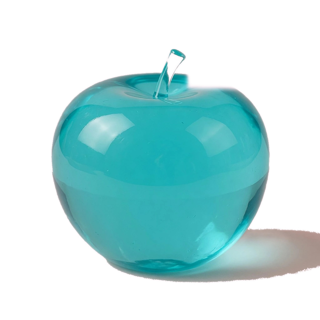 Transparent Apple Squishy, See-Through Stress Ball