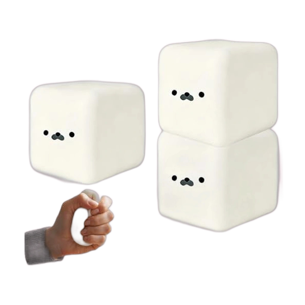 Trio Milk Carton Squishy 3 Piece Soft Seal Cube Pack