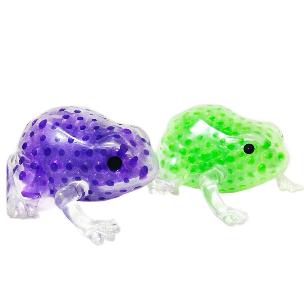 Water Bead Frog Squishy 2 Pack Squeeze Stress Balls