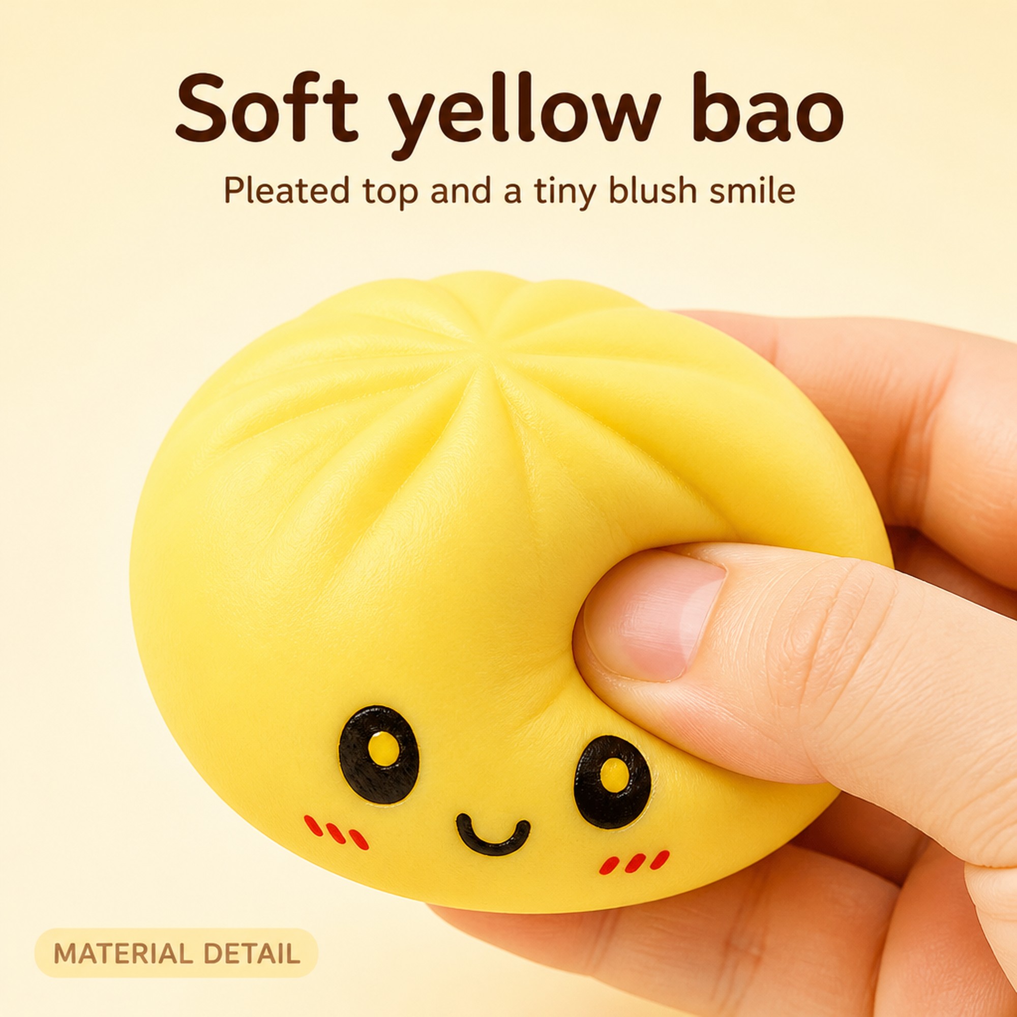 Yellow Bao Squishy texture